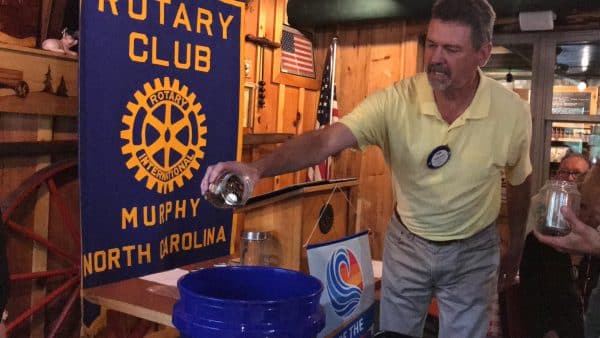 Rotary Club of Murphy (NC) Coin Dump